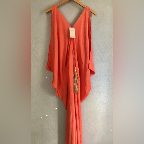 Pure silk Anupamaa maxi dress one size - Picture 3 of 12